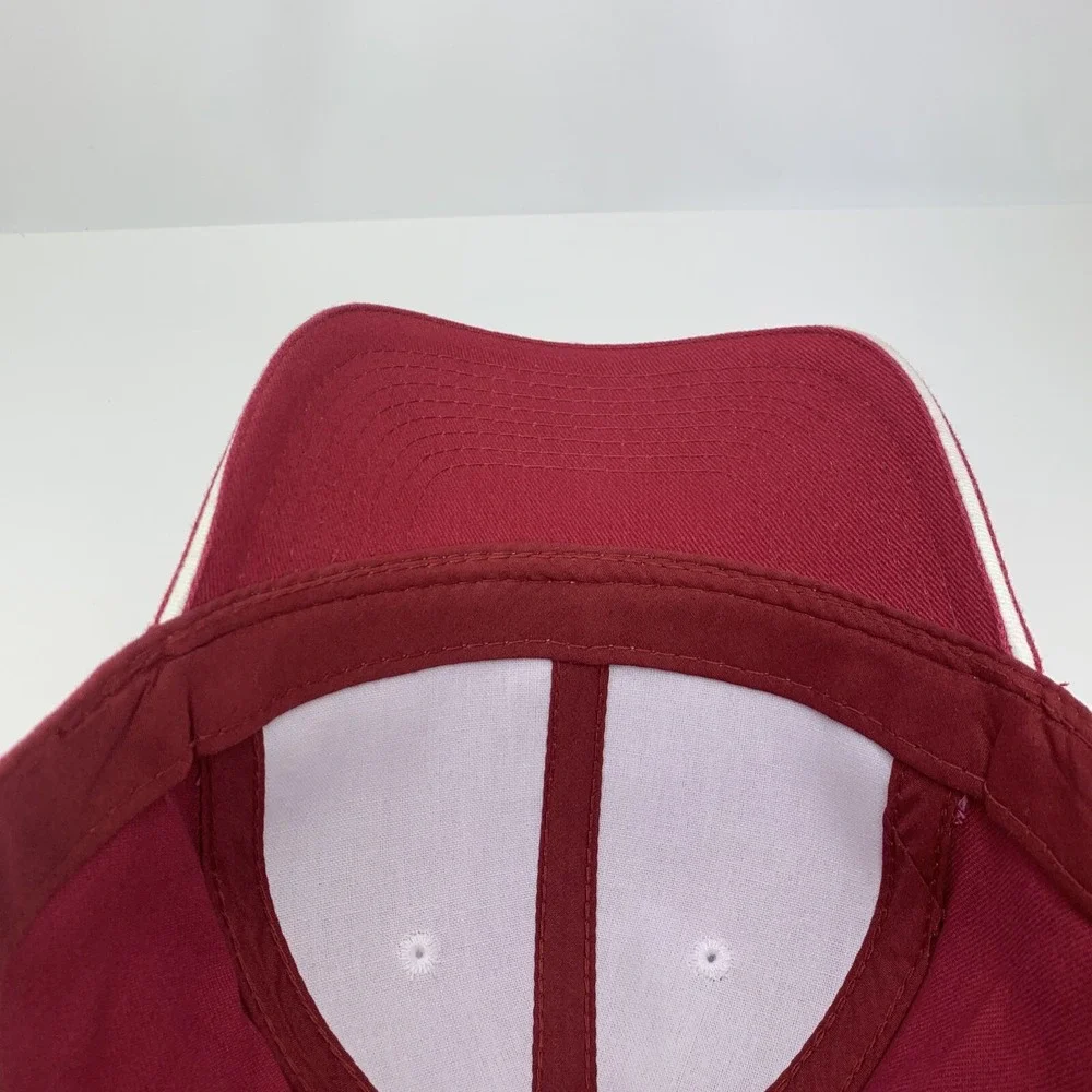 Julian Lumber Co Hat Antlers, OK Red Adjustable OSFM Outdoor Cap